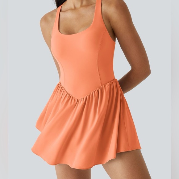 HALARA Pants - Halara Breezeful Backless Corset 2-in-1 Pocket Mini Quick Dry Flowy Active Dress